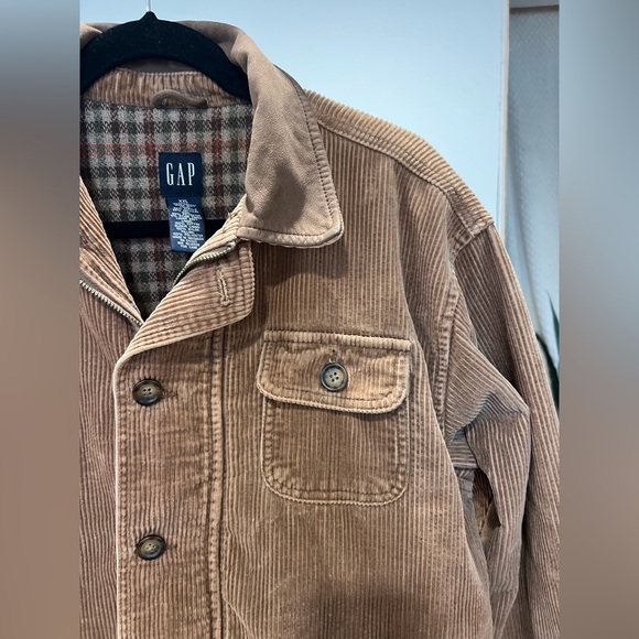 Women’s Vintage GAP Brown* Corduroy Wool Blend Barn Jacket - Picture 6 of 9